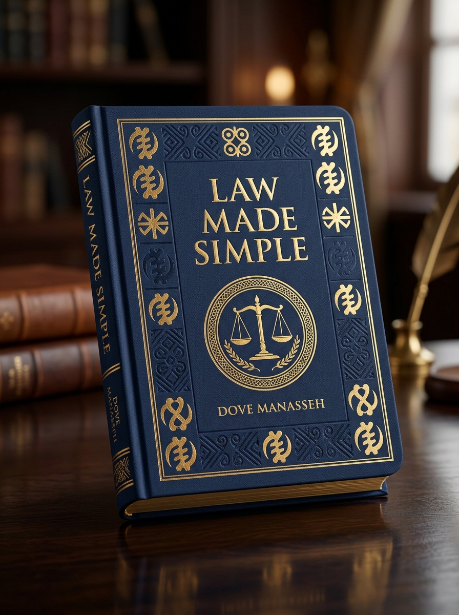 Law Made Simple Book Mockup by Dove Manasseh